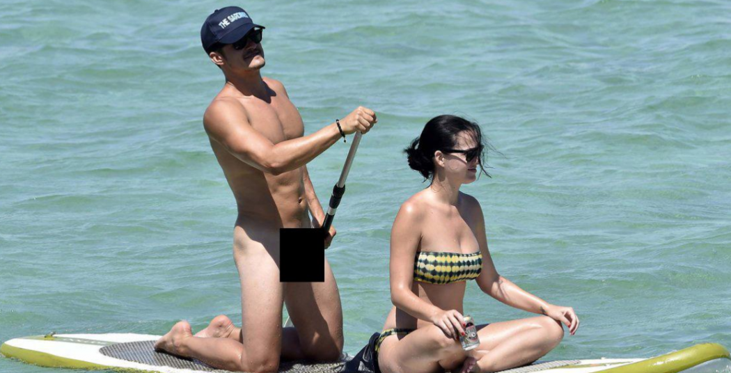 Orlando Bloom Gets Fully Naked On Vacay With Katy Perry 