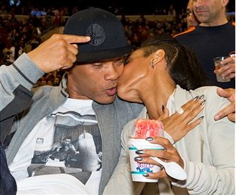 Will Smith and Jada Pinkett Look Far From a Break Up – Jumbotron Catches them at the Sixers-Heat Game.
