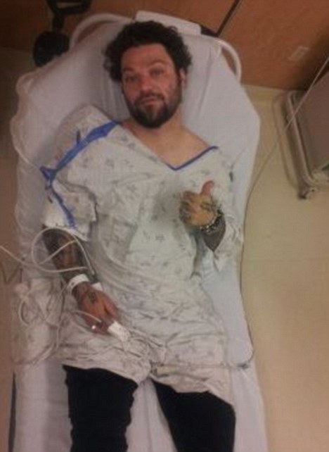 Bam Margera is in the Hospital After Suffering Injuries from an Oregan Waterfall Drop