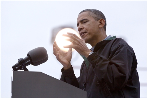 Press Photographer Captures Obama Revealing his Super Powers