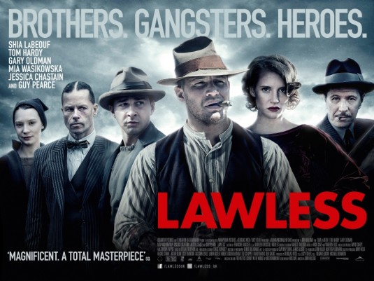 A banner for the movie (poster) lawless