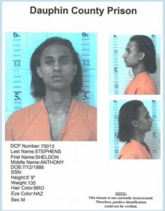 Mug Shot of Sheldon Sephens - Full page multiple Views