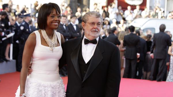 George Lucas and Fiance Mellody Hobson