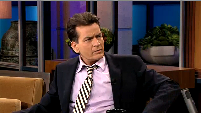 Charlie Sheen on Leno – Calls Lance Armstrong a Douche and Explains Why he Broke LiLo Off a $100K