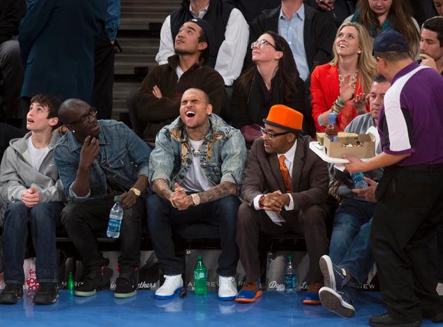 Chris Brown Booed At Basketball Game