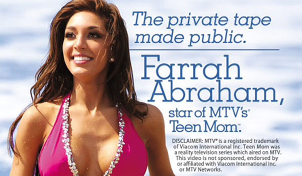 Farrah Abraham Signs Sex Tape Deal