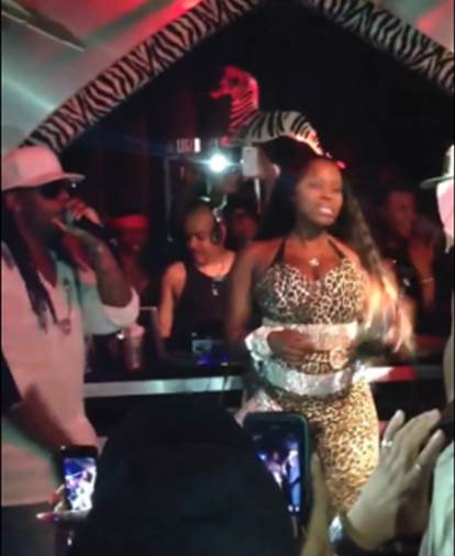 Man Down! Foxy Brown Takes a Bad Fall On Stage Mid-performance.