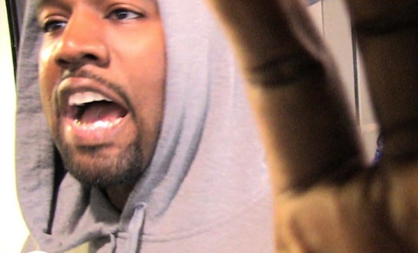 Kanye grabs paparazzi camera