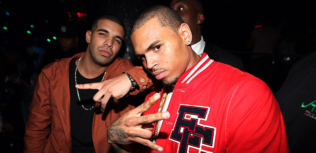 Chris Brown and Drake Off The Hook In Nightclub Brawl