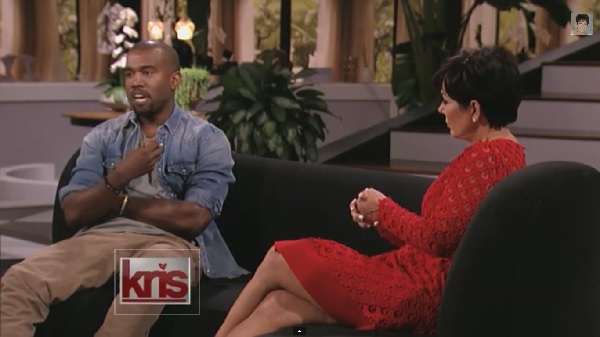 Kanye White?  Kanye Wimp? Watch the Full Kanye West Interview with Kris Jenner.