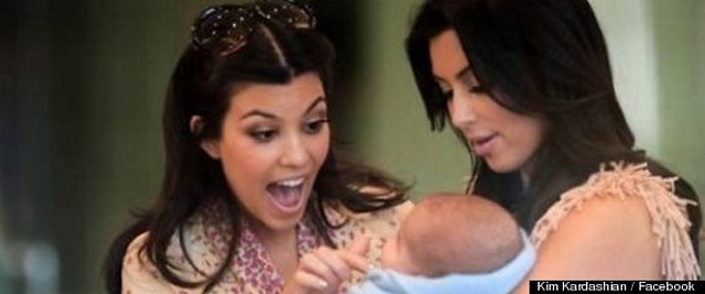 Kim Kardashian Tricks Facebook Friends With Fake Baby Picture