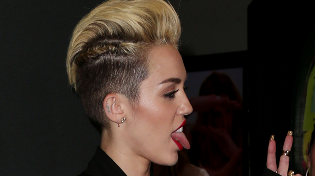 Miley Cyrus Making Out With Giant Man Baby? Frightening Picture Inside!