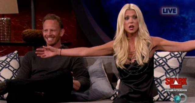 Tara Reid Attempts To Give Lesson On Sharks