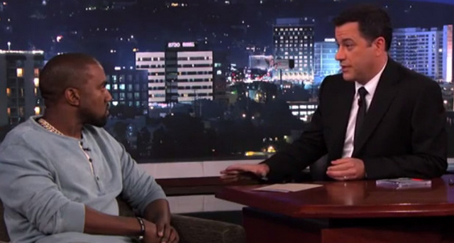 Kanye West Sounds Off On EVERYTHING During Appearance On Jimmy Kimmel (VIDEO)