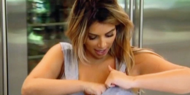 Kim Kardashian Leaks Breast Milk And Talks About Kanye West “Shooting” Her In The Eye (PHOTOS)