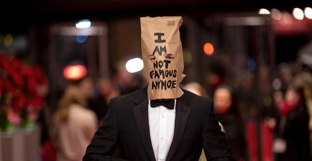 Shia LaBeouf Has Lost It, Wears Paper Bag On His Head To Red Carpet (PHOTOS)