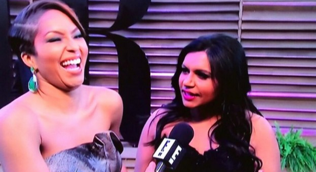 E! News Reporter Asks Mindy Kaling What Color Guys She Likes, Awkwardness Ensues
