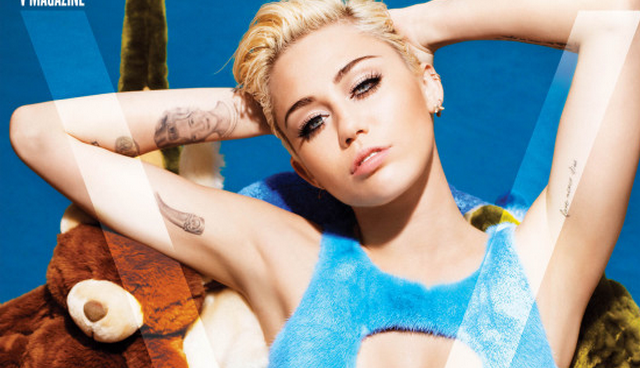 Miley Cyrus Takes It All Off For V Magazine, Gets Naughty With Stuffed Animals! (PHOTOS)