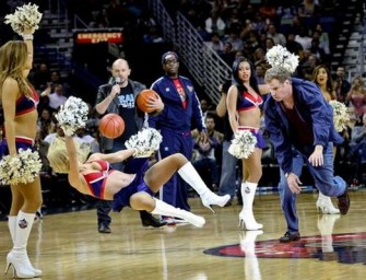 Will Ferrell Smacks Cheerleader In The Face With A Basketball, And We Have The Video!