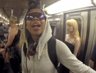 WATCH: Brandy Sings Her Heart Out on the NYC Subway….and No One Cares.  Oops! (Video)