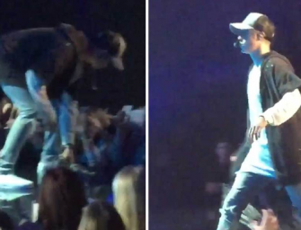 Justin Bieber Becomes A Man, Leaves The Stage In Rage After Yelling At Fans In Front Row! (VIDEO)