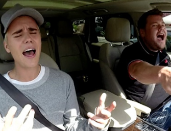 Justin Bieber And James Corden Team Up Again For Another Hilarious Carpool Karaoke Video!