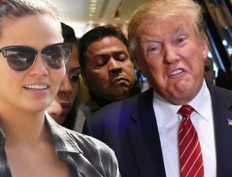 Chrissy Teigen Posts A Picture of the Greatest Birthday Gift Ever! And it’s From Donald Trump!