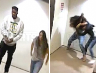Crazy Video Shows NFL Star Dante Fowler Watching As His Baby Mama And His Current Girlfriend Brawl Inside Apartment! (VIDEO)