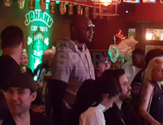 Oh, No! Lamar Odom Was Seen Drinking At A Bar Just Hours Before Attending Easter Church Services With Khloe (PHOTOS)