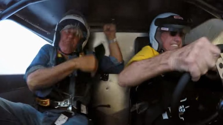 NOT IN THE SCRIPT! Watch Jay Leno Survive Dramatic Unintentional Car