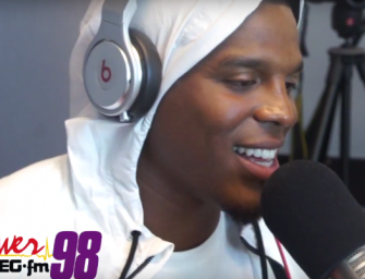 Cam Newton Sings Usher’s Classic ‘Nice & Slow’ And It’s Not Pretty…But It Was For A Good Cause! (VIDEO)