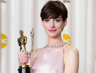Anne Hathaway Claims She Had To Fake Happiness When She Won Her Oscar For ‘Les Misérables’