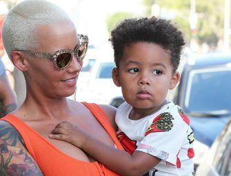 WWYD If She was Your Baby’s Mamma? Amber Rose Causes A Huge Backlash On Social Media After She Posted a Video of Her & Her 3 year old SON Sebastian Getting a Mani & Pedi.