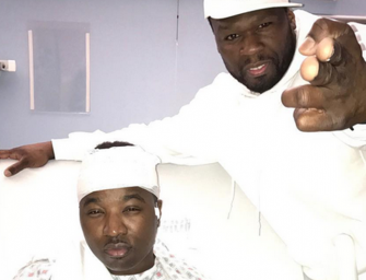HE SURVIVED!  Troy Ave Shot Twice while With His Girlfriend in his Maserati at an Intersection.  50 Cent Shows Up at the Hospital to show Love (Crime Scene and Hospital Photos)