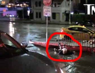 The Only Golden Globes Video You Need To See: Celebs Slipping And Falling In The Rain During Golden Globes After-Party!