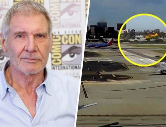 We Have Video Of Harrison Ford’s Scary Incident At Airport, Watch As His Single-Engine Plane Almost Collides With An American Airlines Jetliner