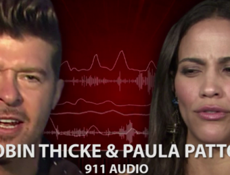 Ouch! 911 Audio Reveals Robin Thicke’s 6-Year-Old Son HATES Visiting His Father, Cops Called To Park To Enforce Restraining Order! (AUDIO)