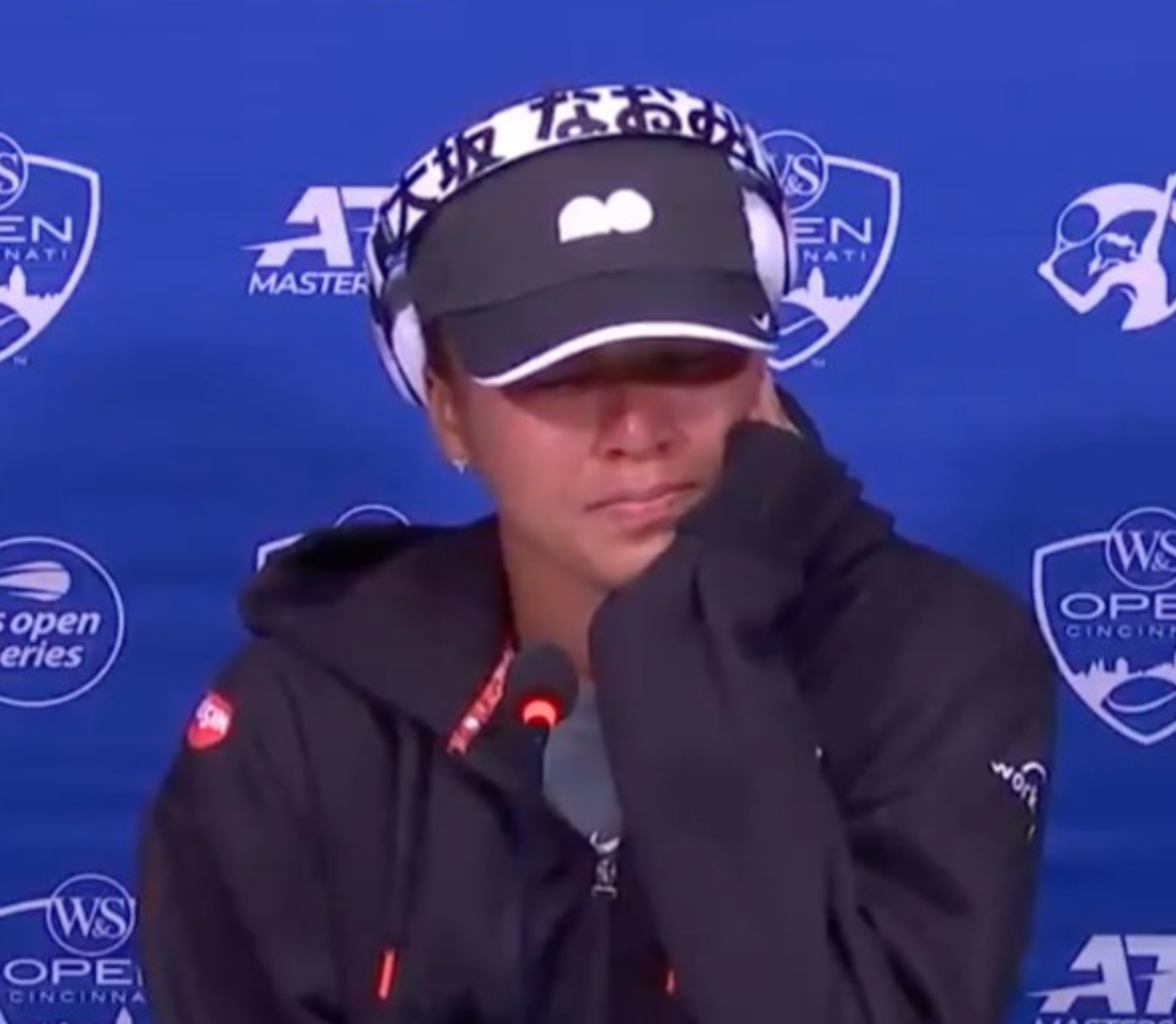 Naomi Osaka Breaks Down In Tears During First Press Conference Back