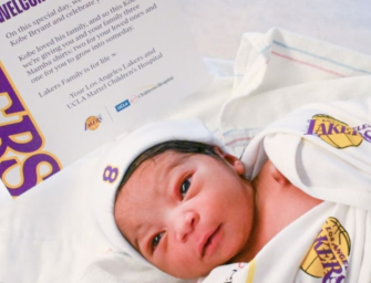 The Lakers Surprised Newborns And Their Parents With Special Kobe Bryant Gear To Honor His Birthday