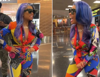 Blac Chyna Goes OFF At The Airport, Yells At Passengers To Get Vaccinated Or GTFO!