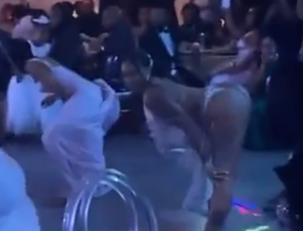 The Internet Is Split Over Twerking Bride Who Put On A  Thongalicious Show At Her Wedding!