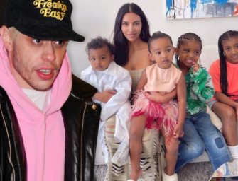 Pete Davidson Is All In, Gets Kim Kardashian’s Kids’ Names Tattooed On His Neck