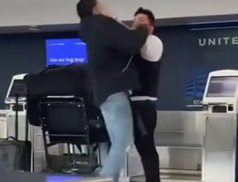 BRUTAL FIGHT: Passenger Beats The Snot Out Of United Airlines Employee At Newark Airport (VIDEO)
