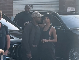 Kanye West Takes Brief Break From Hating Jewish People To Pack On The PDA With New Boo