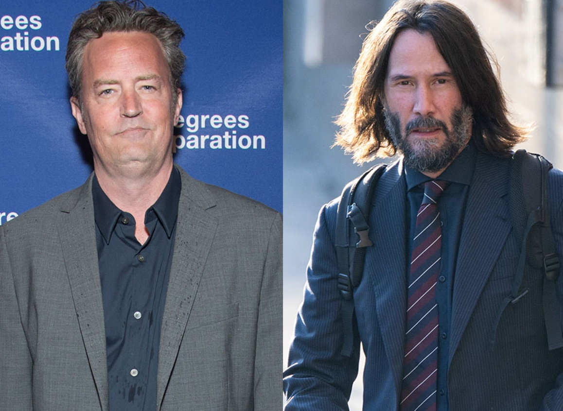 Matthew Perry Apologizes To Keanu Reeves After Bizarre Diss Inside His New Book T V S T