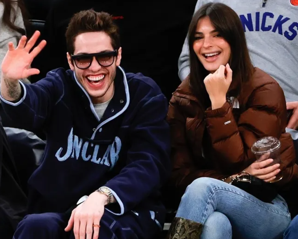 Pete Davidson And Emily Ratajkowski Make It Courtside Official At Knicks Game
