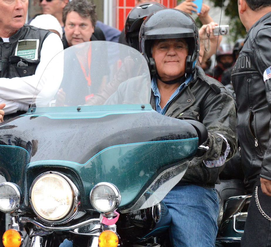 Jay Leno Breaks Multiple Bones In Motorcycle Accident Months After Nearly Being Burned Alive