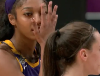 White Twitter Cries And Calls LSU Star Angel Reese “Classless” After She Does Same Taunt As Caitlin Clark