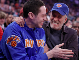Uh-Oh! Pete Davidson Caught On Camera Shoving A Fan Following Knicks Game At Madison Square Garden!