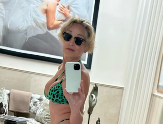 Sharon Stone Shows Off her 65-Year-Old Bare Butt In Tiny Bikini